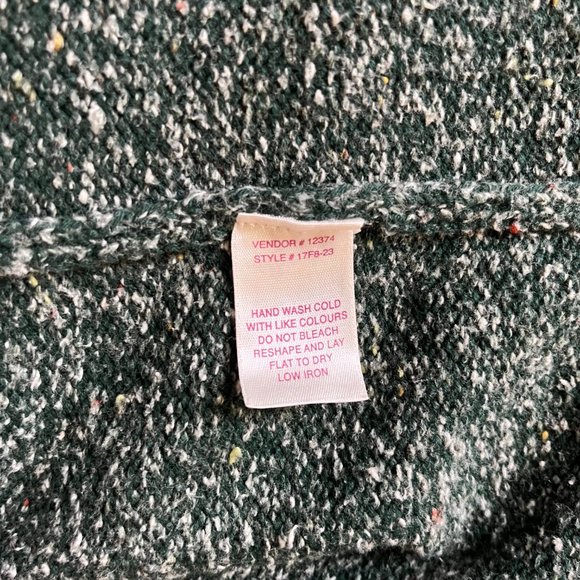 Green knit zip up sweater forest fairy sweater - Picture 8 of 10